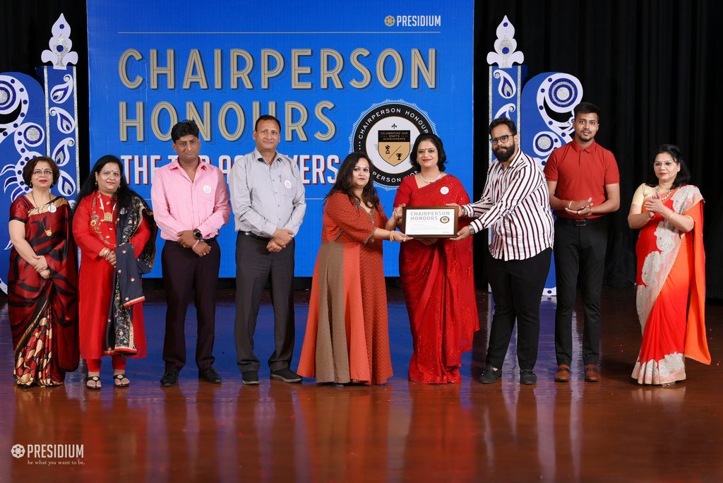 Presidium Rajnagar, CHAIRPERSON HONOURS’19: TEACHERS RECEIVE THE MOST PRESTIGIOUS HONOUR